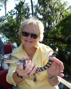 me holding alligator baby  P1080709 - Version 2